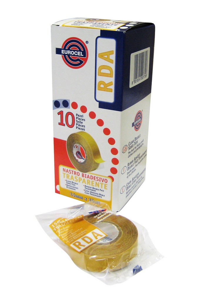 Eurocel NASTRO BIADESIVO mm. 15x10 mt. col. Trasparente