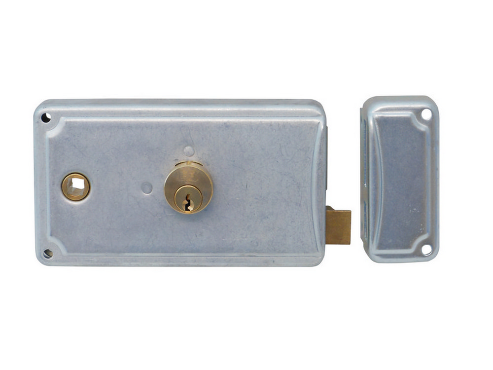 F.lli Facchinetti SERRATURA FERRO APPL. 3M+S ZINCATA Art. P38 E. 70 Dx