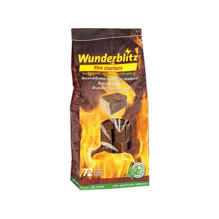 ACCENDIFUOCO ECOLOGICO  72 cubetti (sacchetto)