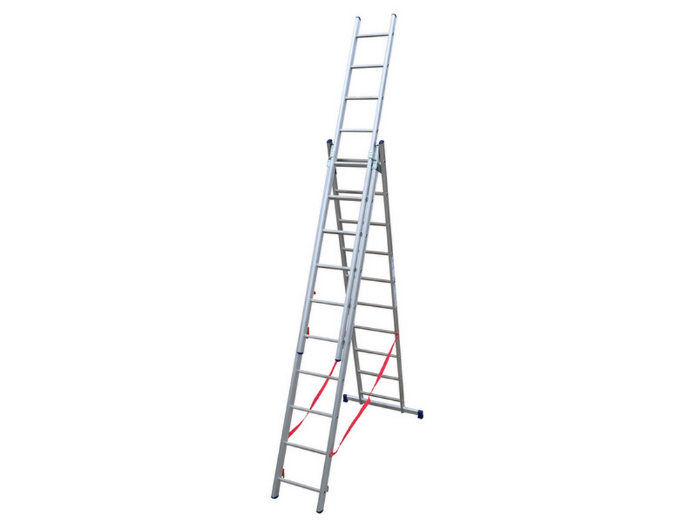 Facal SCALA IN ALLUMINIO A 3 ELEMENTI STILO Gradini N°3x12 H max cm. 818
