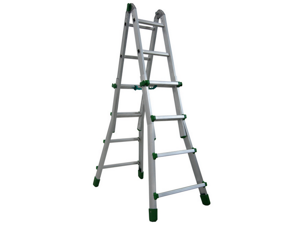 Facal SCALA TELESCOPICA IN ALLUMINIO EUROBRIKO Gradini N°6+6 H max cm. 570