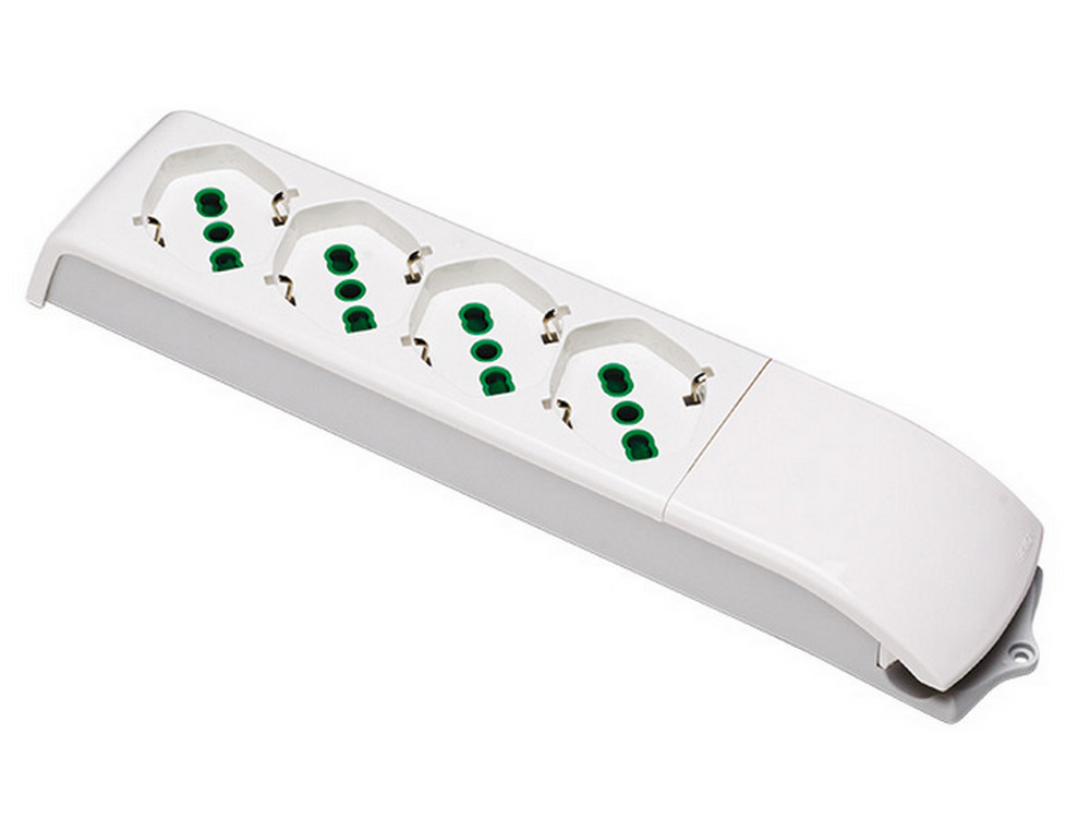Fanton MULTIPRESA SENZA CAVO 4 posti 2P+T 10/16A schuko
