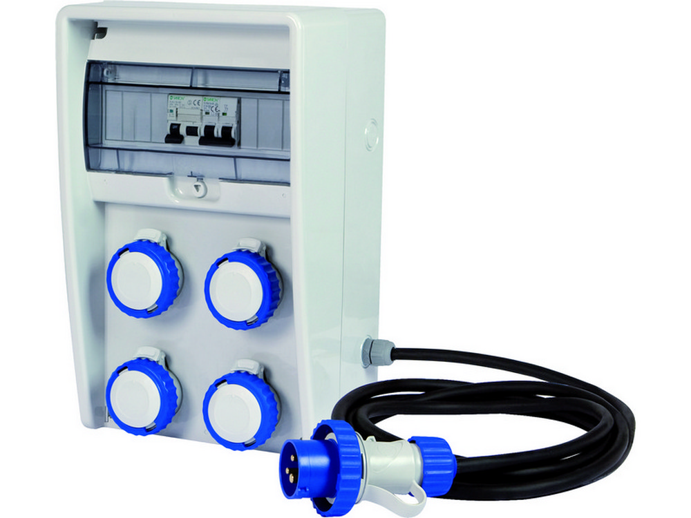 Fanton QUADRO ELETTRICO ULISSE 4 prese 220V cm. 25x18x40 h