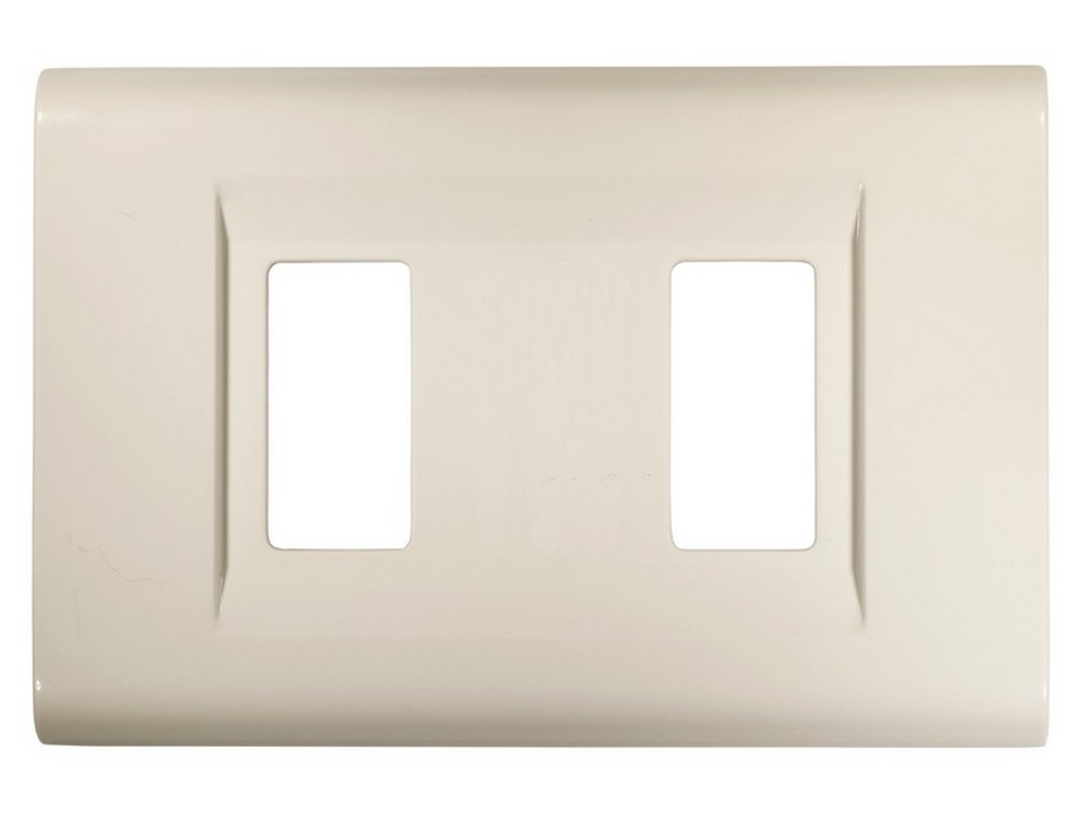 Feb Elettrica PLACCA CLICK  col. Bianco 2 posti