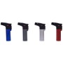 ACCENDINO RUBBER METAL FIAMMA BLU Col. Metallici assortiti