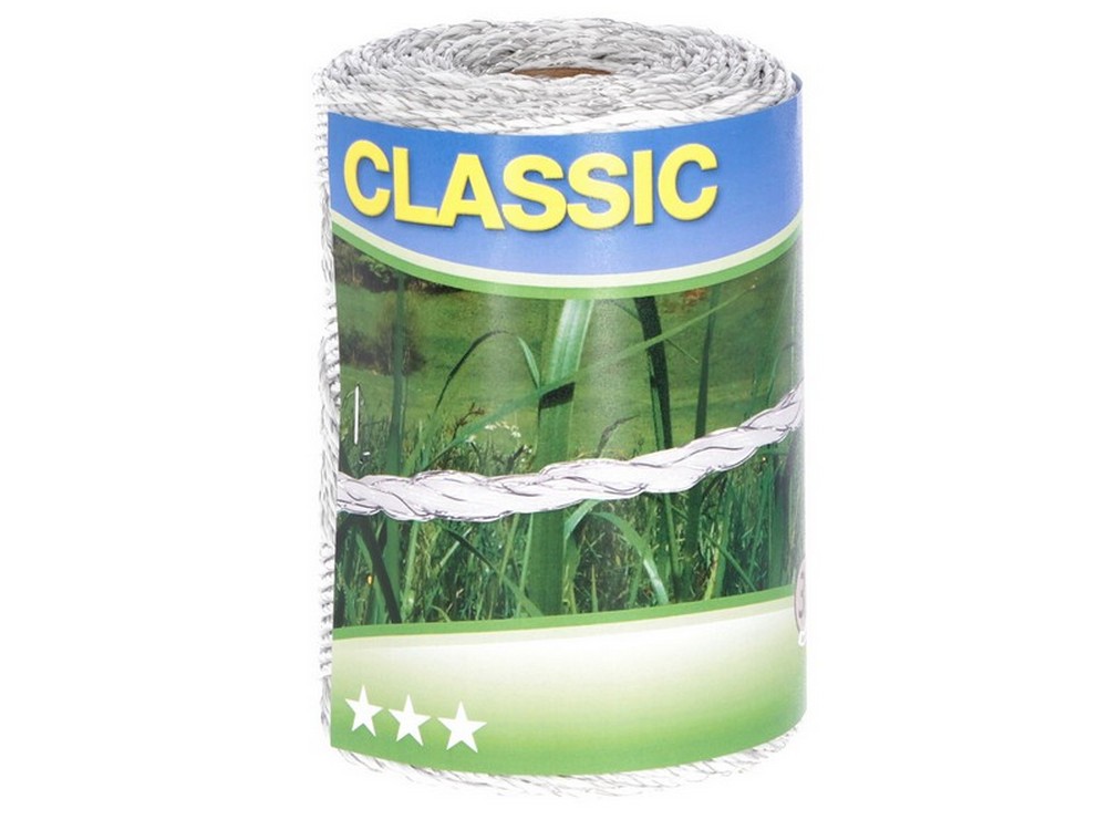 FILO ELETTRIFICATO TONDO PER RECINTO CLASSIC BIANCO mt. 250 fili 6