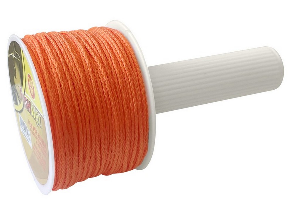 FILO PER EDILIZIA LENZA PER MURATORE CON MANICO GIREVOLE mt. 100 col. Arancio fluorescente