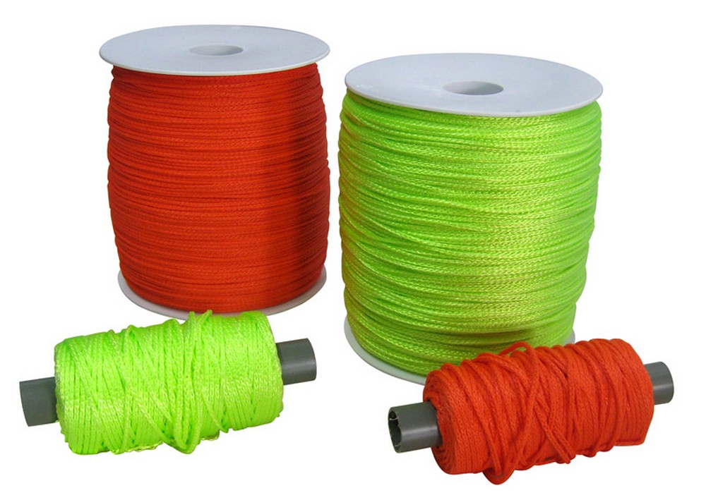 FILO PER EDILIZIA LENZA PER MURATORE STABILIZZATO AI RAGGI UV col. Arancio alta visibilità mt. 250