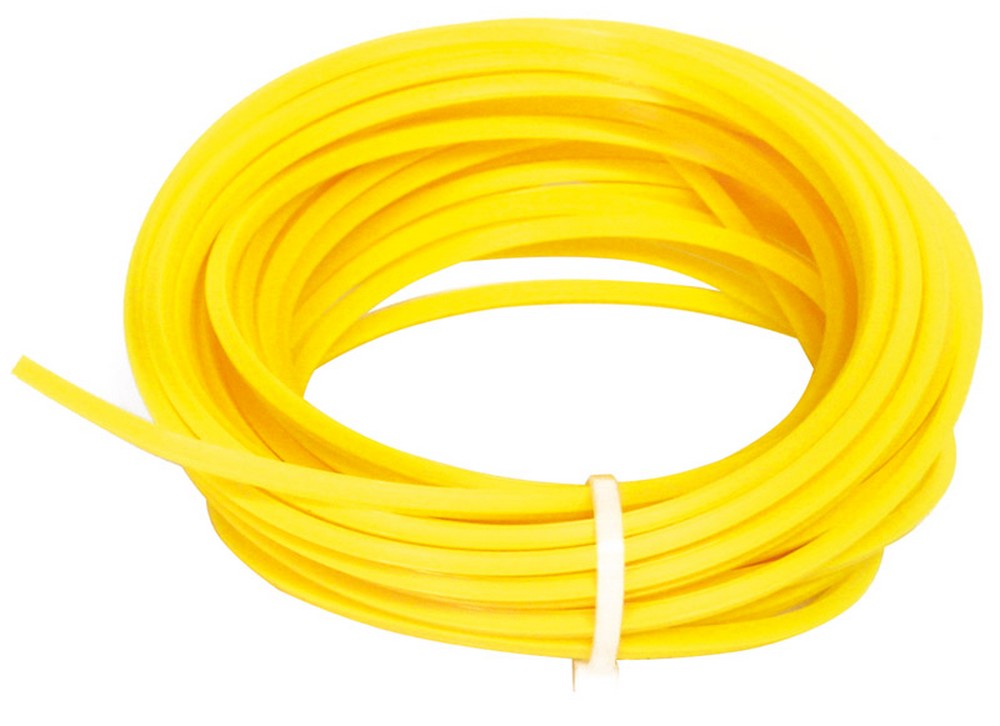 FILO QUADRATO PER DECESPUGLIATORE Col. Giallo  mm. 4,0x50 mt.