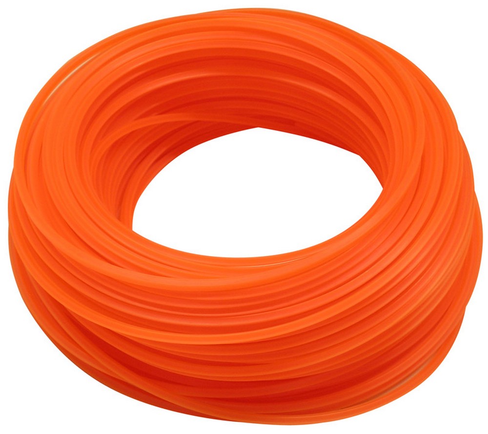 FILO QUADRATO PER DECESPUGLIATORE TERMINATOR Col. Arancio  mm. 5,0x41 mt.