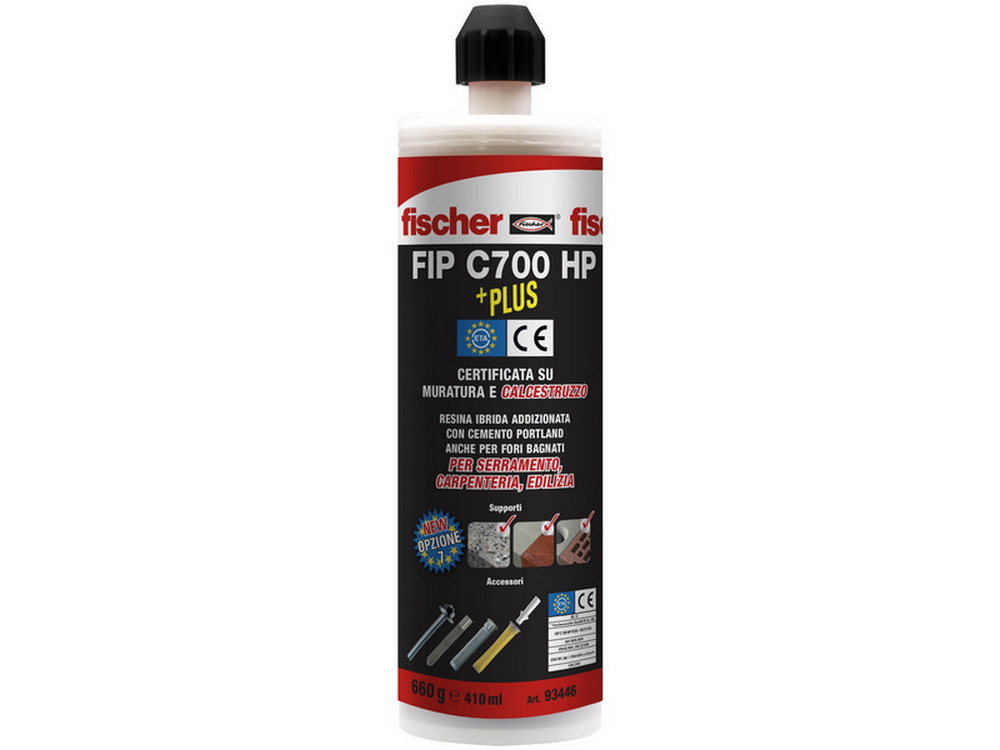 Fischer ANCORANTE CHIMICO FIP C700 HP PLUS CARTUCCIA  ml. 410