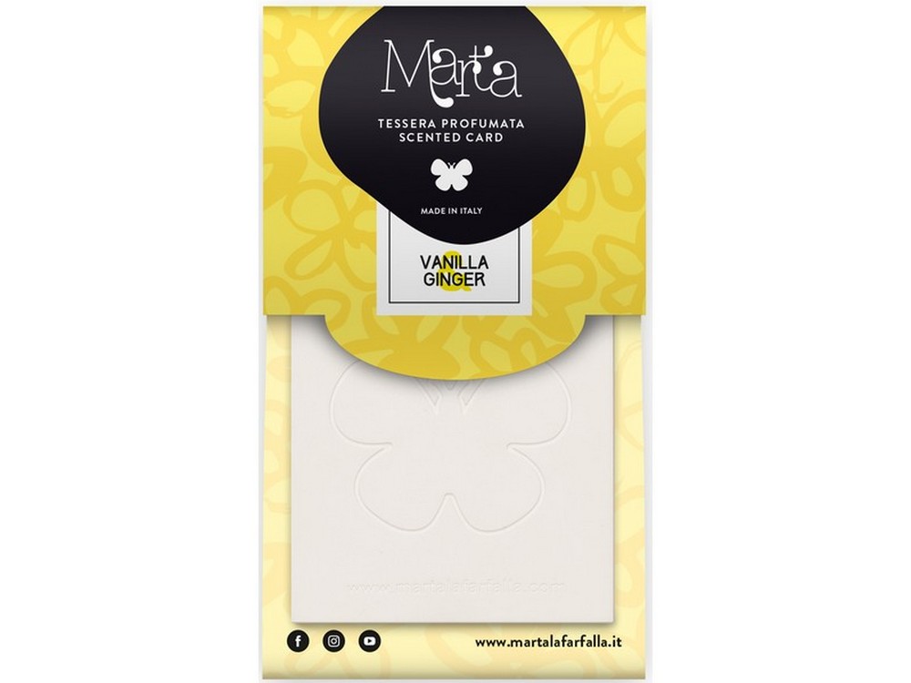 Fra-ber PROFUMATORE APPENDIBILE ''MARTA CARD'' Vaniglia & Zenzero