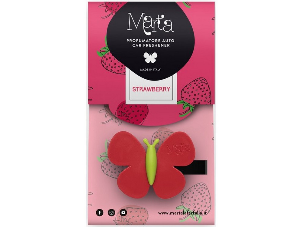 Fra-ber PROFUMATORE AUTO ''MARTA LA FARFALLA'' Fragola