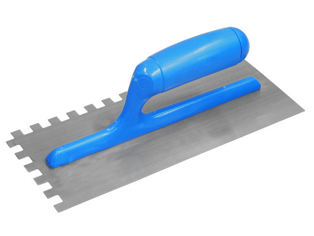 FRATTAZZO USA DENTATO SUP/DESTRO MANICO ABS BLU cm. 28x12 dentatura mm.10x10
