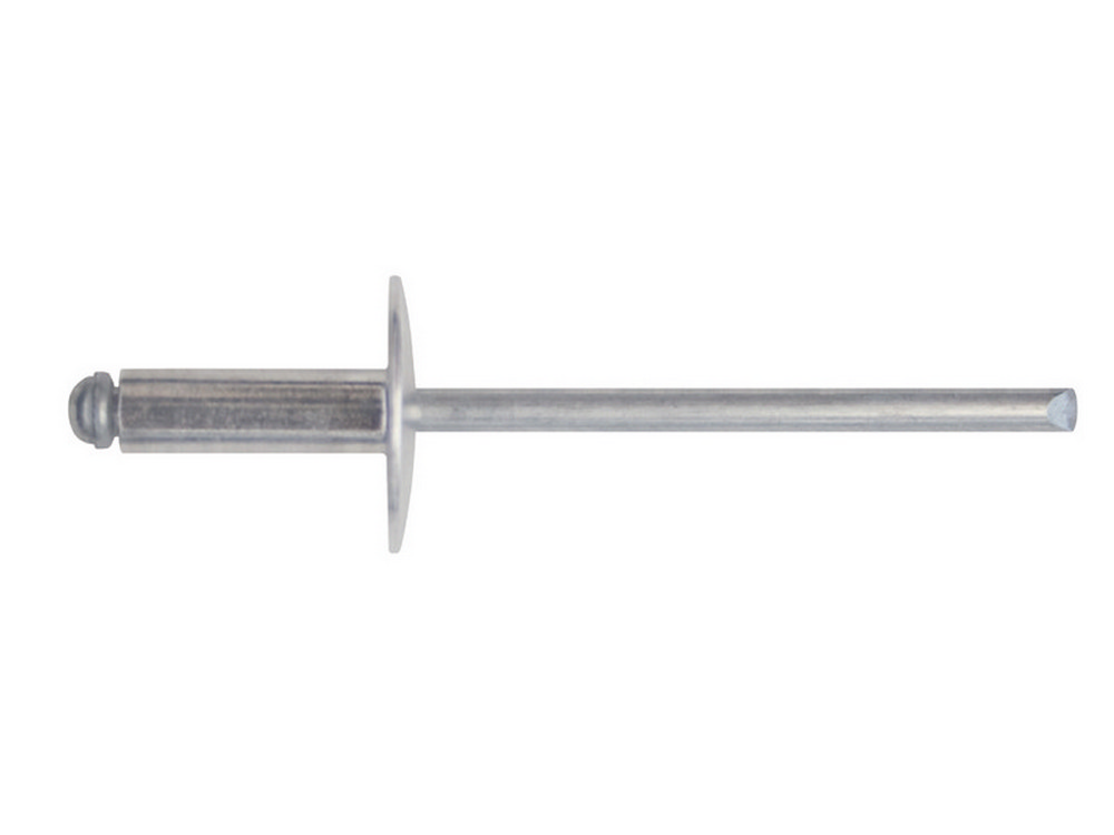 Friulsider RIVETTO A STRAPPO IN ALLUMINIO A TESTA LARGA 500pz. mm.4,8x20