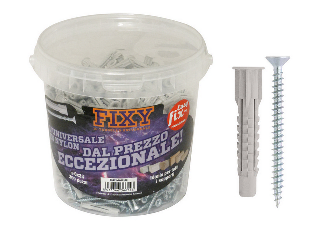 Friulsider TASSELLO FIXY BOX 130 PEZZI mm. 8x51