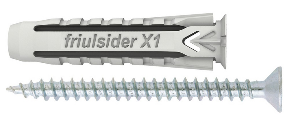 Friulsider TASSELLO UNIVERSALE X1 EVO CON VITE 25 PZ. mm. 10x50