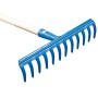 Agef RASTRELLO PER GIARDINO 12 denti con manico cm. 130