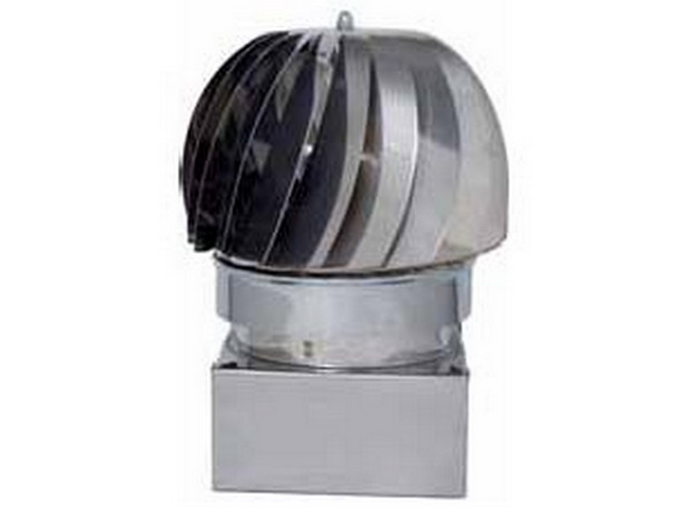FUMAIOLO GIREVOLE GLOBO INOX Quadrato cm. 22x22