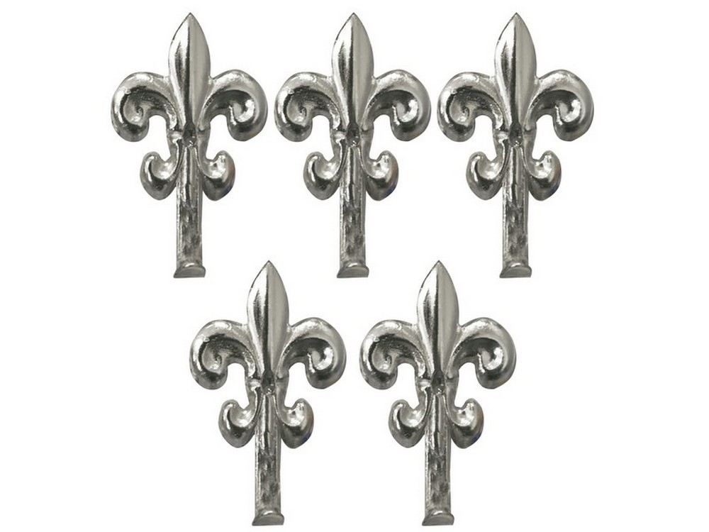 GANCETTO PER QUADRI GIGLIO 5 PZ.    mm. 48 - Bronzato