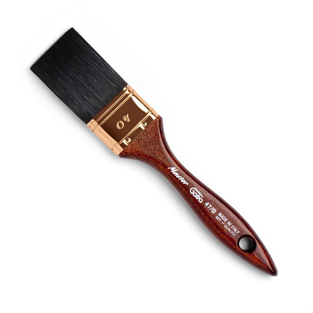 Gava PENNELLO PITTORE PENNELLESSA PROFESSIONALE SETOLA NERA  mm. 20