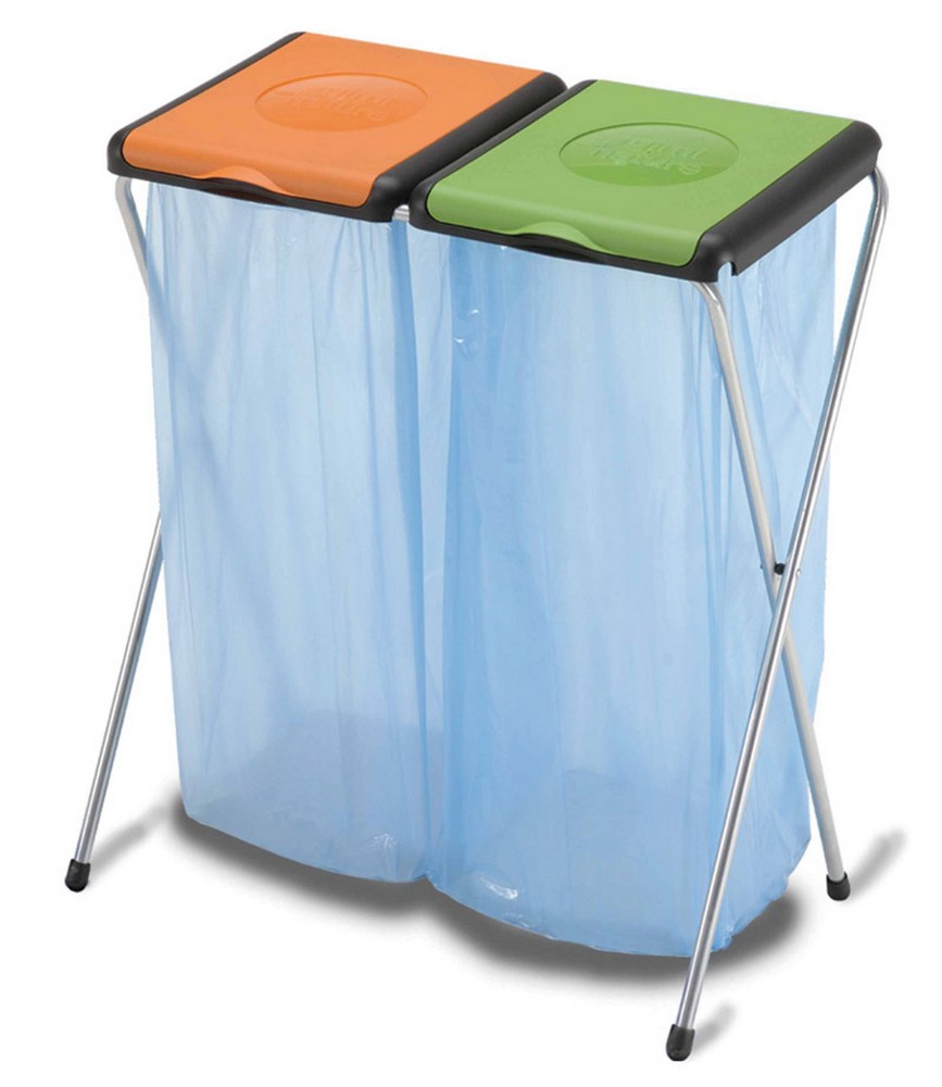 Gimi PORTARIFIUTI NATURE 2 POSTI cm. 71,5x40x82 h
