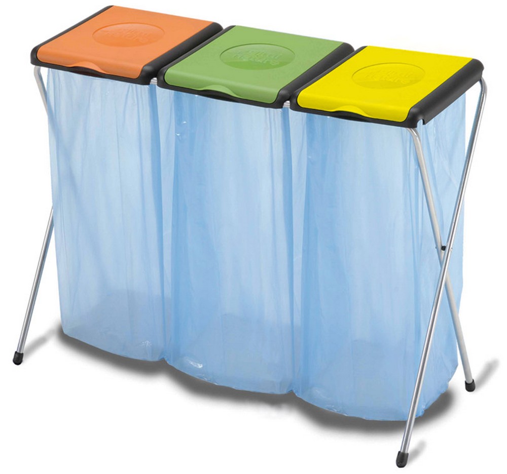 Gimi PORTARIFIUTI NATURE 3 POSTI cm. 105,5x40x82 h