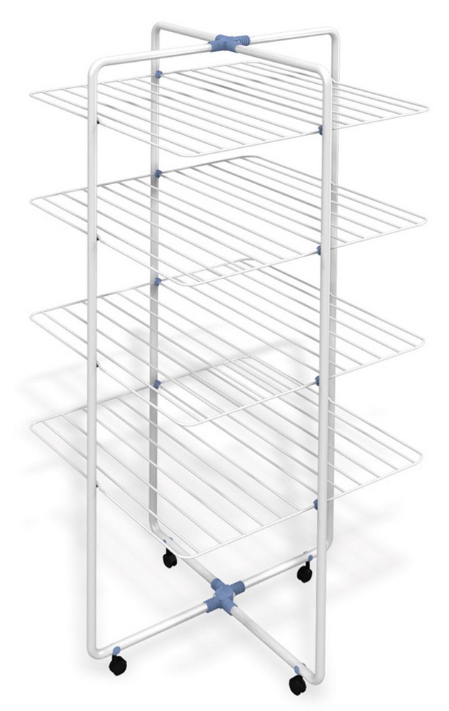 Gimi STENDIBIANCHERIA A TORRE VIP 3 PIANI cm. 70,5x70,5x131 h Stenditura mt. 30