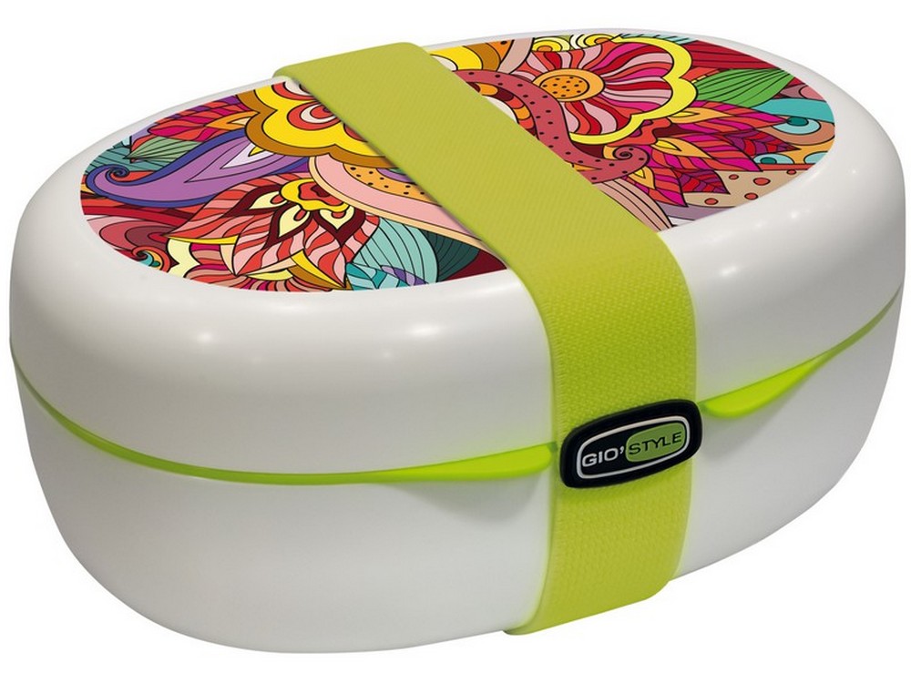 Giò Style CONTENITORE X-FOOD MOOD Lt. 1,3 - cm. 19x14,5x8,5 h col. Assortiti
