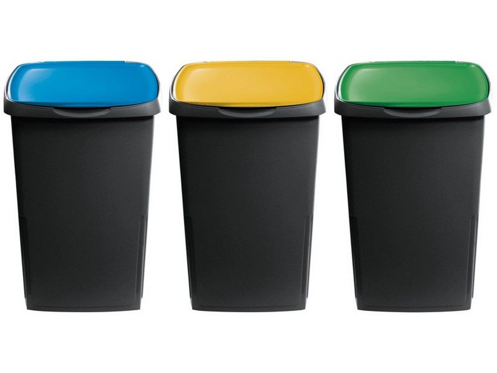 Giò Style PATTUMIERA ECO SOLUTION Lt. 45 - cm. 37x36x53,5 h PZ.3