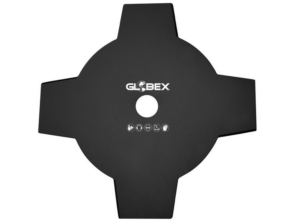 Globex DISCO IN ACCIAIO A 4 DENTI PER DECESPUGLIATORE Ø mm. 255