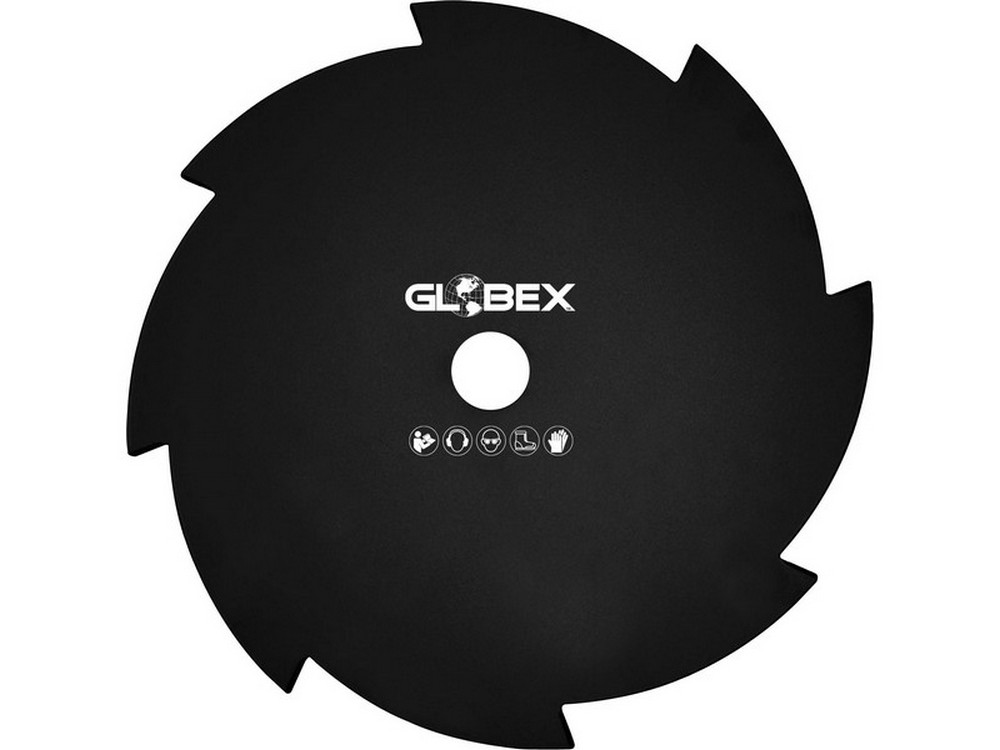 Globex DISCO IN ACCIAIO A 8 DENTI PER DECESPUGLIATORE Ø mm. 255