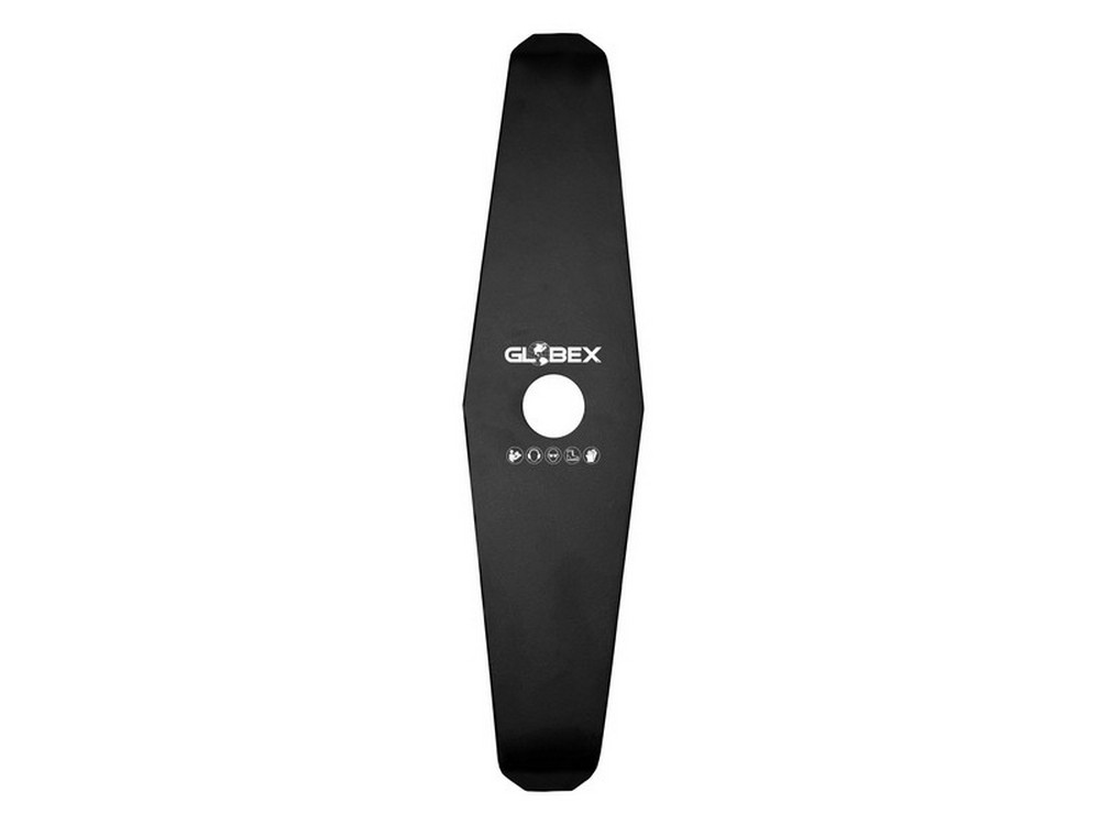 Globex DISCO IN ACCIAIO RICURVO A 2 DENTI PER DECESPUGLIATORE Ø mm. 300