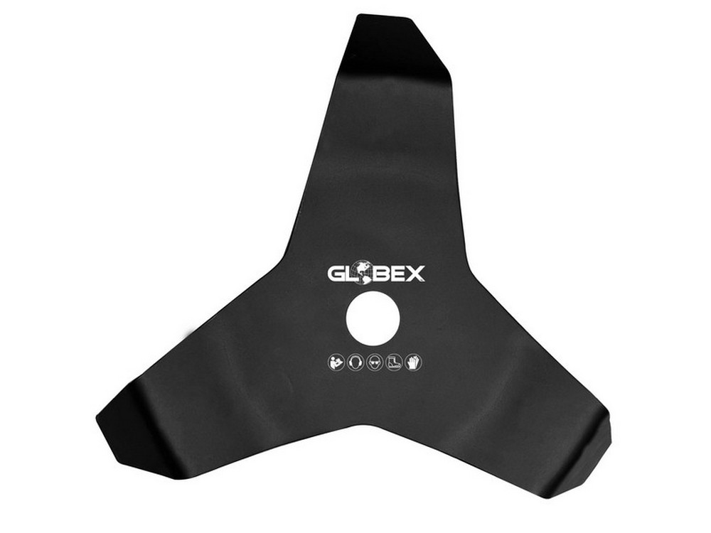 Globex DISCO IN ACCIAIO RICURVO A 3 DENTI PER DECESPUGLIATORE Ø mm. 300