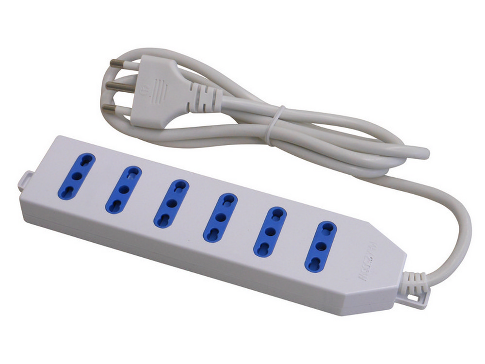Globex MULTIPRESA IN BLISTER 6 posti 2P+T 10/16A