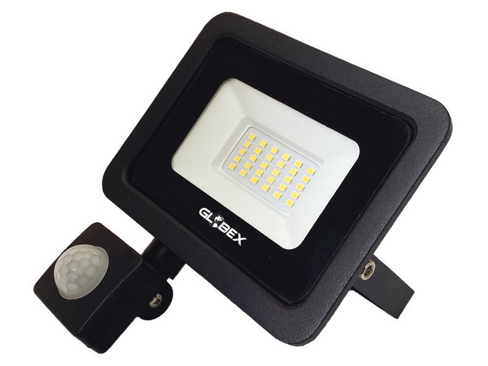 Globex PROIETTORE A LED CON SENSORE 20W 4000K