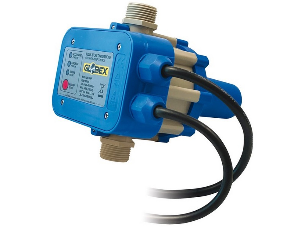 Globex REGOLATORE DI PRESSIONE 'GX 10 RP' 10A CON CAVI PER ELETTROPOMPE 1,5 BAR