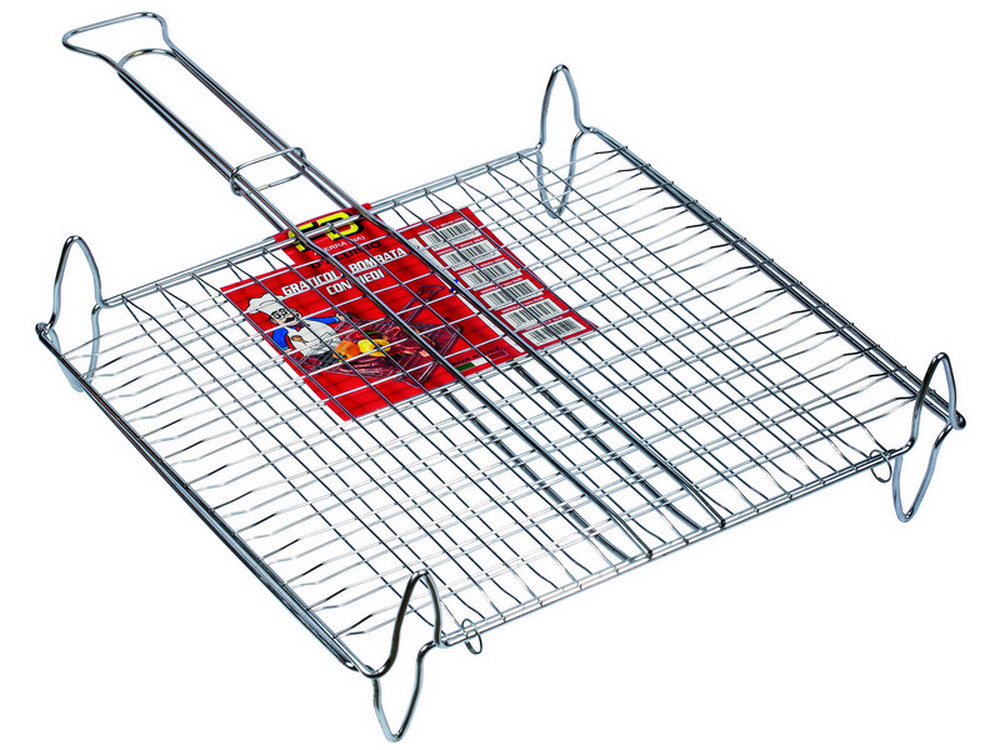 GRATICOLA TIPO BOMBATO CON PIEDI ALTI cm. 22x27