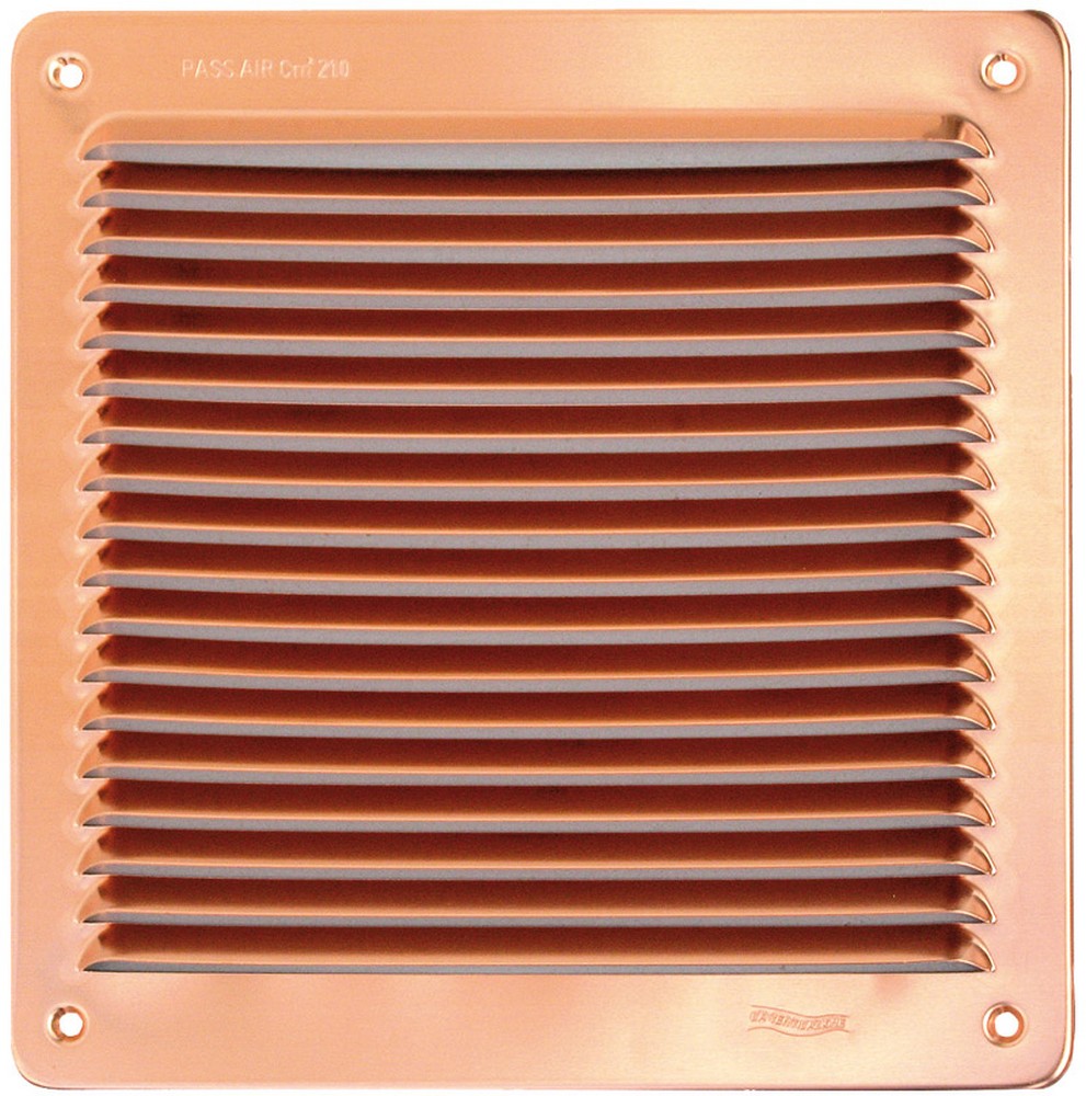 GRIGLIA DI AERAZIONE IN RAME  mm. 230x230