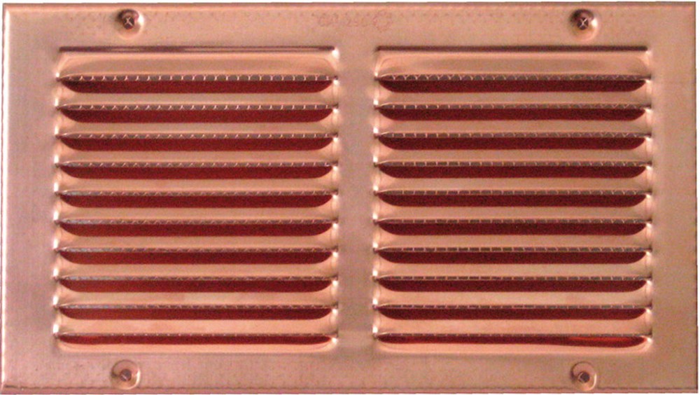 GRIGLIA DI AERAZIONE IN RAME  mm. 250x140