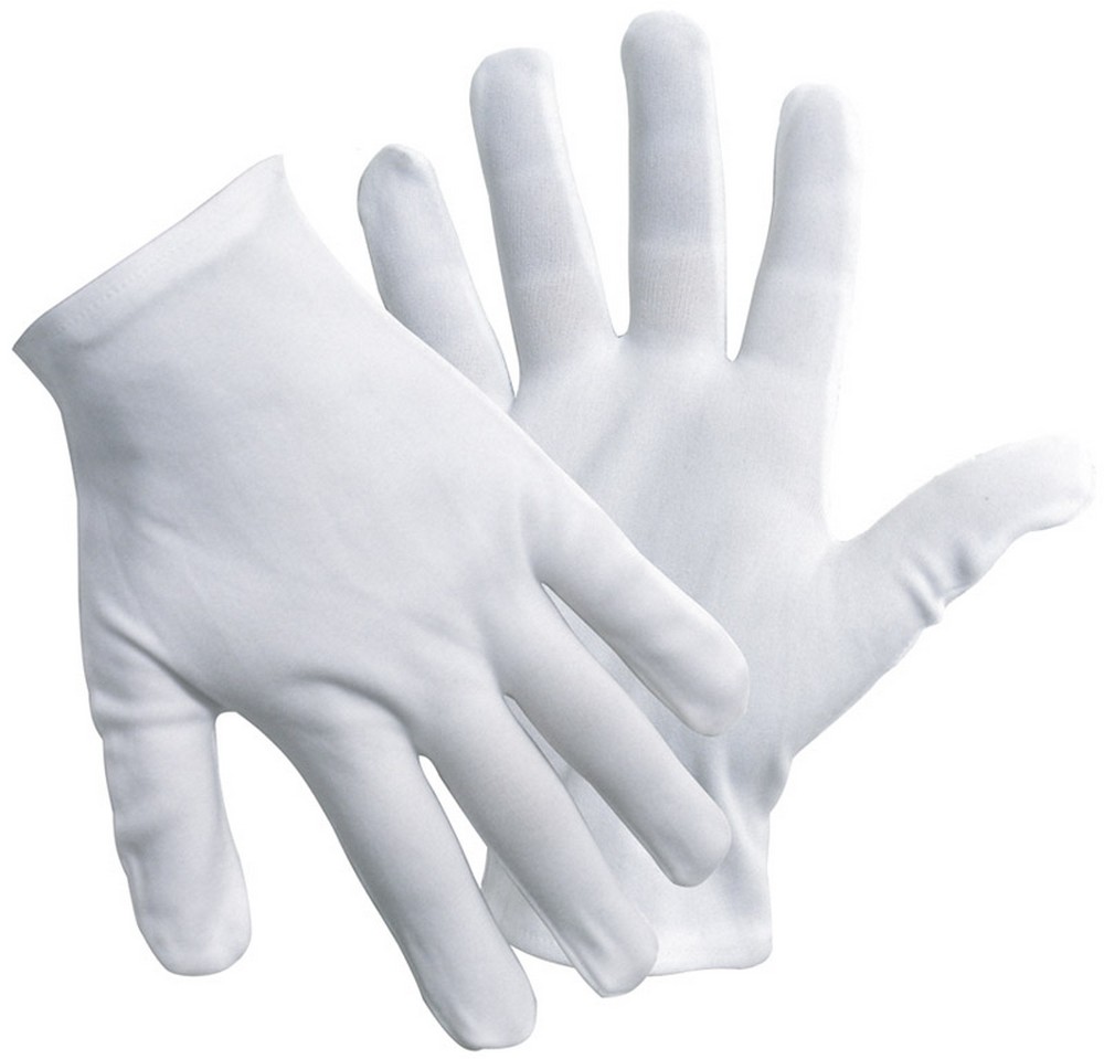 GUANTI IN COTONE Col. Bianco tg.10