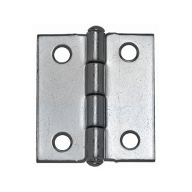 Aldeghi CERNIERA MEZZA LARGA PESANTE PERNO FISSO IN ACCIAIO ZINCATO  mm. 30x28