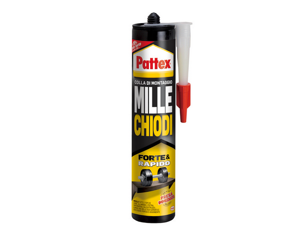 Henkel COLLA PATTEX MILLE CHIODI FORTE&RAPIDO CARTUCCIA  gr. 400