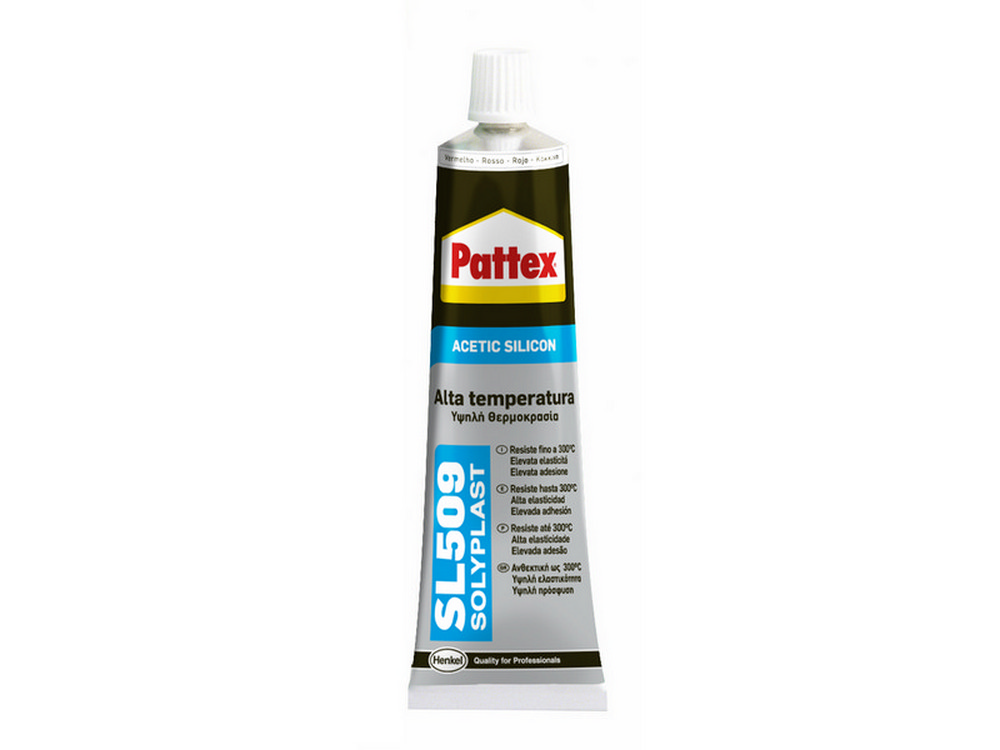 Henkel SILICONE PATTEX ALTA TEMPERATURA SL 509 ROSSO  ml. 70