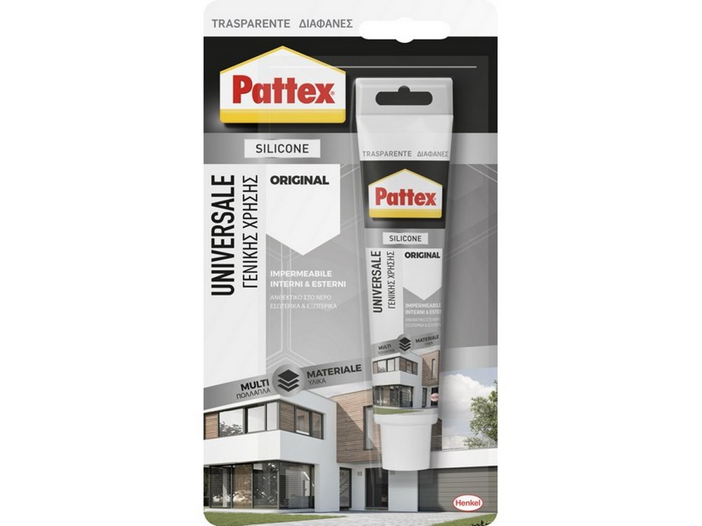 Henkel SILICONE PATTEX UNIVERSALE TRASPARENTE BLISTER  ml. 50