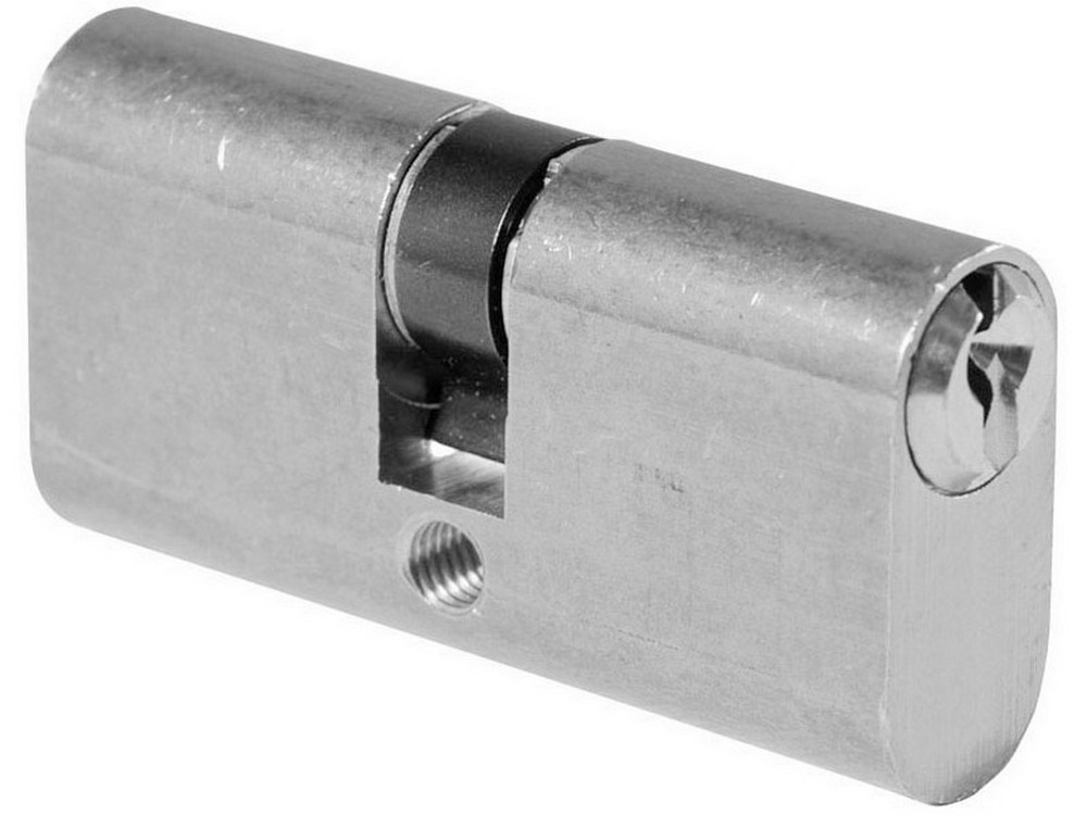 IBFM CILINDRO OVALE Art. 2302/CS in ottone cromato satinato mm.  54 (27-27)