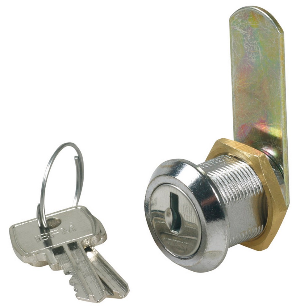 IBFM SERRATURA PER MOBILI Cilindro cromato Ø mm. 19 mm. 30