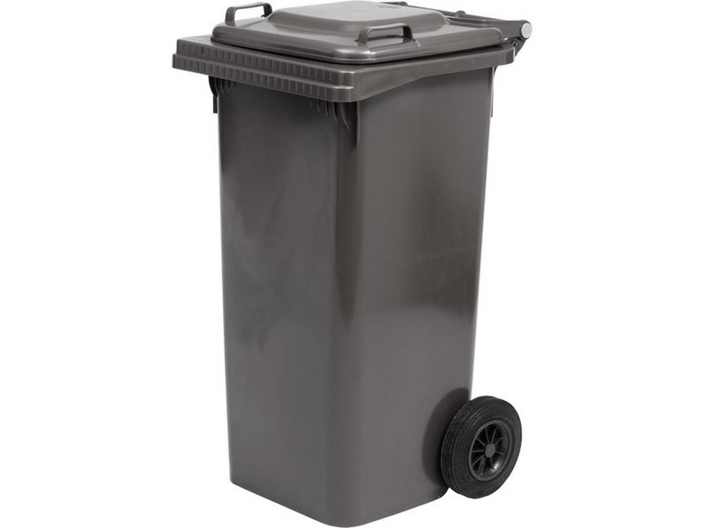 ICS BIDONE QUADRO PER DIFFERENZIATA Lt. 120 - cm. 55x50x94 h col. Grigio