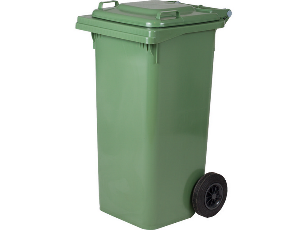 ICS BIDONE QUADRO PER DIFFERENZIATA Lt. 120 - cm. 55x50x94 h col. Verde
