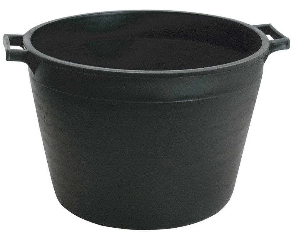 ICS MASTELLOTTO PER EDILIZIA Lt. 25 Ø cm. 40x30 h - Nero